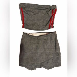 Plaid Two Piece Co-ord Set